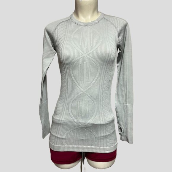 Lululemon Rest Less Pullover Heathered Silver Spoon - Picture 3 of 10